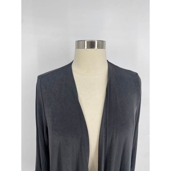 Chicos Travelers Acetate Open Front 3/4 Sleeves Cardigan - Picture 6 of 11